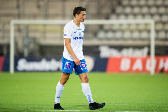 IFK Norrköpings Rasmus Stensbæk Lauritsen  deppar
