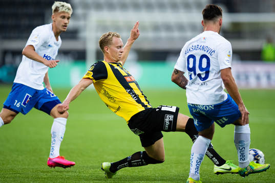 Häckens Gustav Berggren och IFK Norrköpings Sead