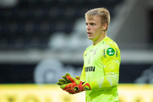 IFK Norrköpings målvakt Isak Pettersson