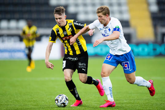 Häckens Patrik Wålemark och IFK Norrköpings Alexander