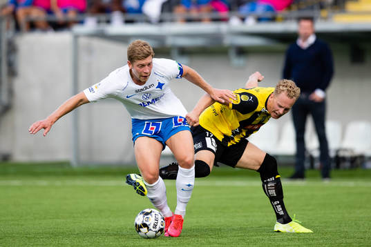 IFK Norrköpings Alexander Fransson och Häckens Gustav