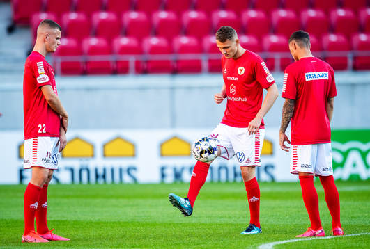 Kalmars Piotr Johansson och Alexander Ahl Holmström