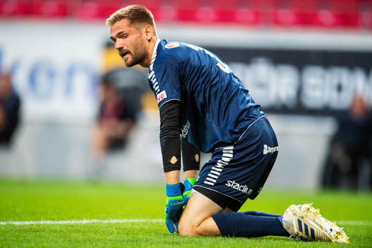 Kalmars målvakt Lucas Hägg-Johansson deppar