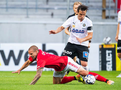 Kalmars Douglas Bergqvist och Örebros Nordin Gerzic