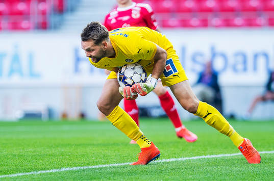 Örebros målvakt Oscar Jansson