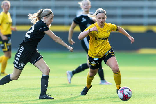 Elfsborgs Fanny Johansson och Hus Izabella Björklund