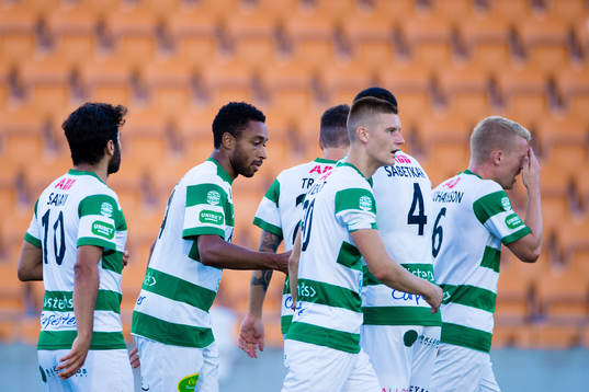 Västerås Brian Span jublar