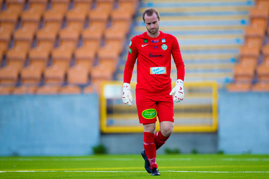 Västerås målvakt Daniel Svensson deppar