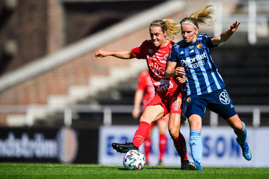Örebros Freja Olofsson och Djurgårdens Amander Kander