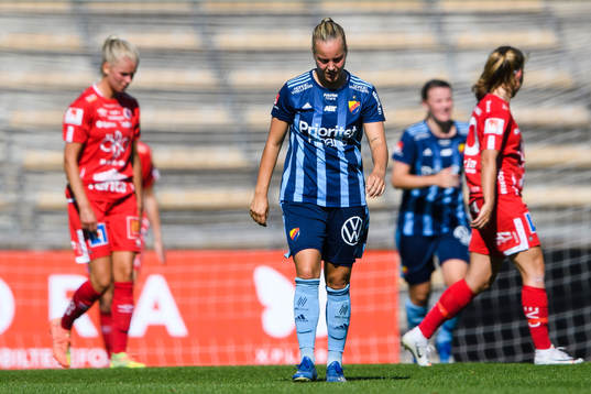 Djurgårdens Fanny Lång deppar