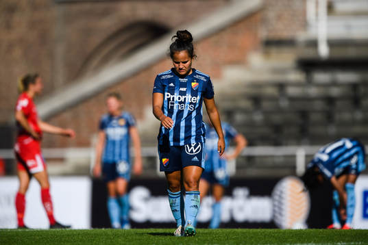 Djurgårdens Malin Diaz deppar