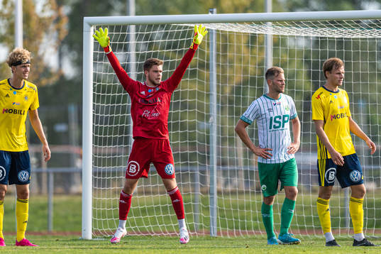 Ängelholms målvakt Robin Streifert