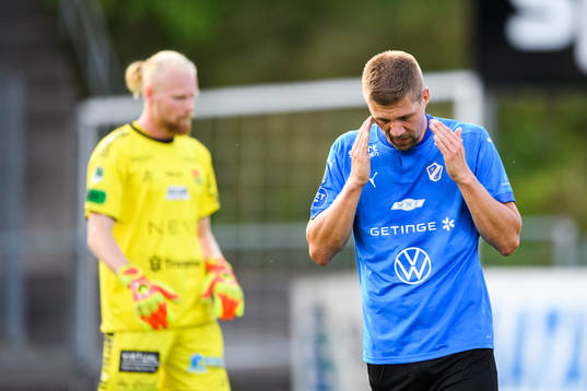 Halmstads Mikael Boman deppar
