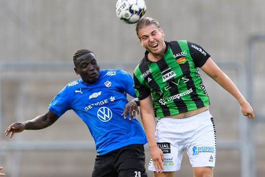 Halmstads Crespo Haestad Kamara och GAIS Charlie Weberg