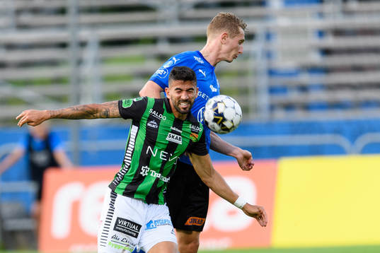 GAIS Paulo Marcelo och Halmstads Andreas Bengtsson