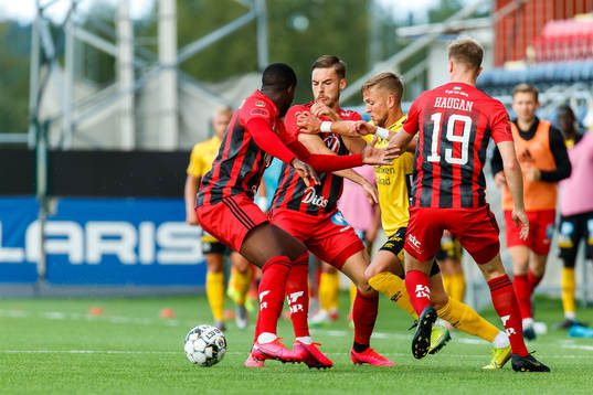 Östersunds Isak Ssewankambo, Felix Hörberg och Eirik