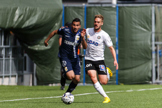 IFK Göteborgs Sargon Abraham och Örebros Johan Mårtensson