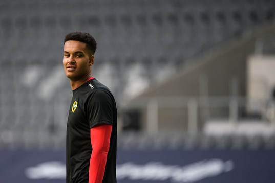 Hammarbys målvakt Oliver Dovin