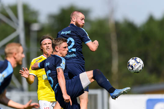 Malmö FFs Sören Rieks och Jo Inge Berget