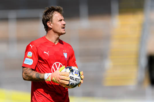 Malmö FFs målvakt Johan Dahlin