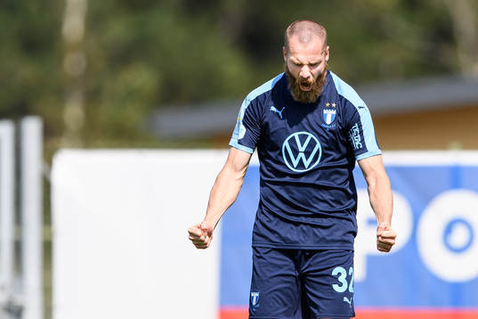 Malmö FFs Jo Inge Berget jublar