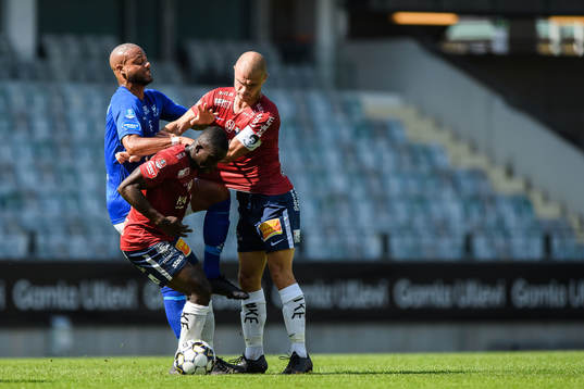Trelleborgs Salif Camara Jönsson mot Örgrytes Bubacarr