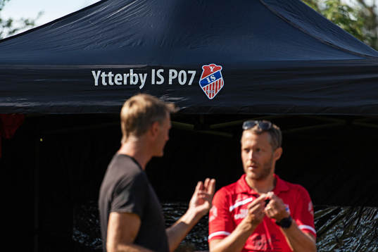 Torbjörn Nilsson, tränare för Ytterby IS P07-lag,