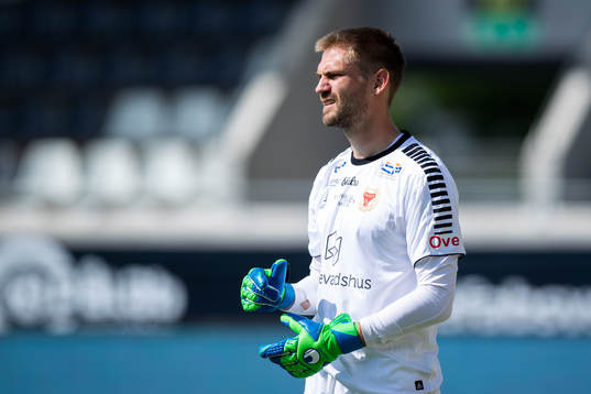 Kalmars målvakt Lucas Hägg Johansson