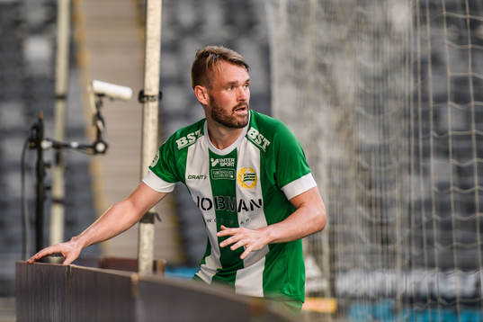 Hammarbys Mads Fenger Nielsen deppar