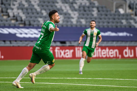 Hammarbys Imad Khalili jublar