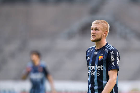 Djurgårdens Kalle Holmberg deppar