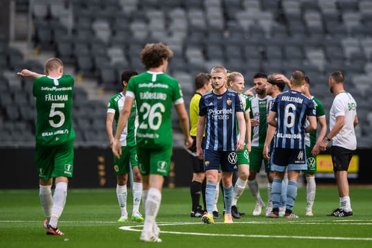Djurgårdens Kalle Holmberg deppar