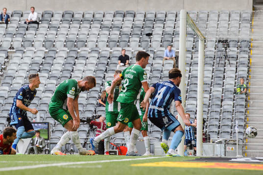 Hammarbys Mads Fenger Nielsen deppar