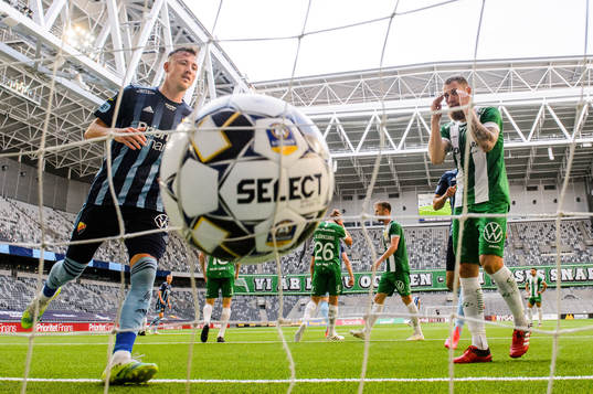 Djurgårdens Fredrik Ulvestad och Hammarbys David Fällman