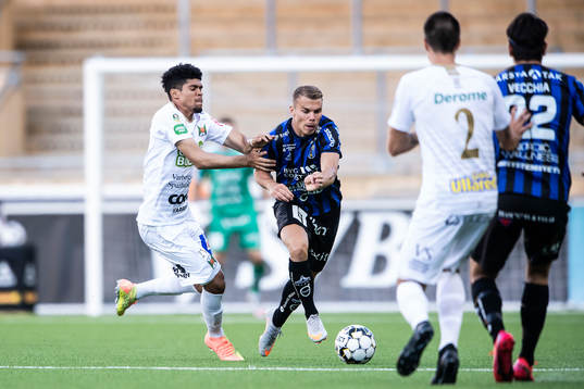 Varbergs Luke Le Roux och Sirius Elias Andersson