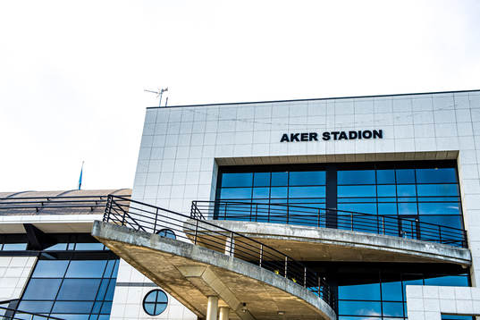 Exterior view of of Aker Stadion