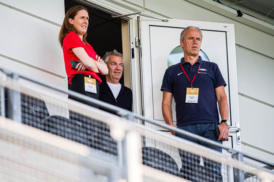 Vibeke Johannesen, CEO of Brann, Kåre Ingebrigtsen, head