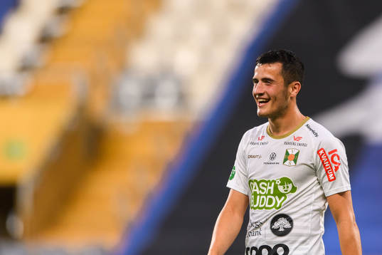 Varbergs Astrit Selmani jublar