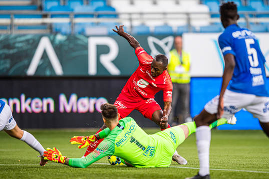 Andreas Christopher Linde of Molde and Gilbert Koomson of