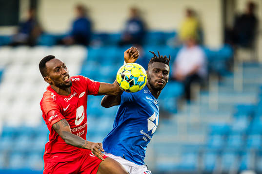 Karamoko Daouda Bamba of Brann and Sheriff Sinyan of Molde