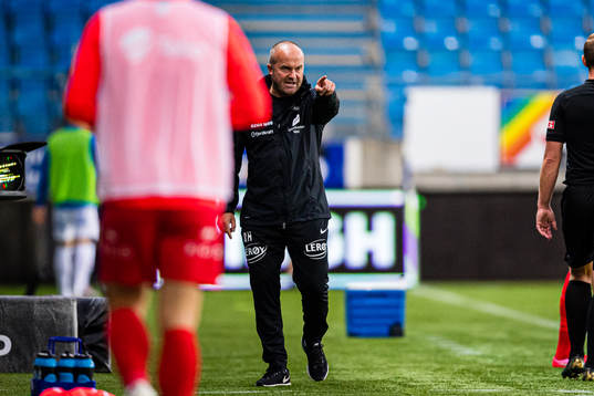 obert Hauge, temporary head coach of Brann