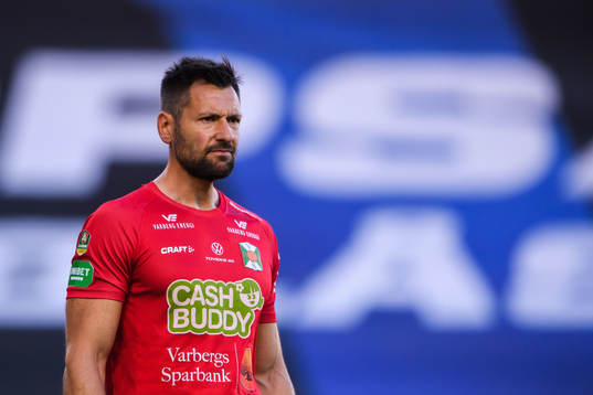 Varbergs målvakt Stojan Lukic