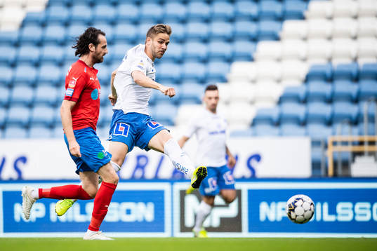 IFK Norrköpings Christoffer Nyman och Helsingborgs Mix