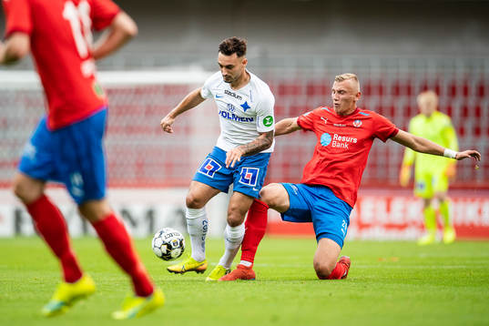 IFK Norrköpings Sead Haksabanovic och Helsingborgs Jakob