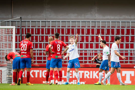 IFK Norrköpings Isak Bergmann Jóhannesson deppar