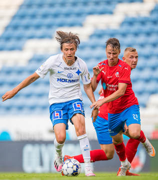 IFK Norrköpings Simon Thern och Helsingborgs Alex Timossi