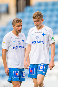 IFK Norrköpings Ísak Bergmann Jóhannesson och