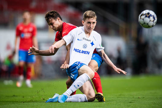 Helsingborgs Assad Al Hamlawi och IFK Norrköpings Isak