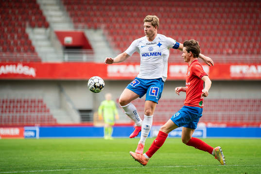 IFK Norrköpings Alexander Fransson och Helsingborgs Max