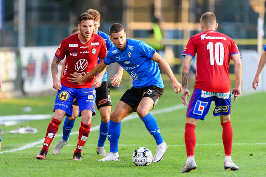 Östers James Keene och Halmstads Edvin Kurtulus